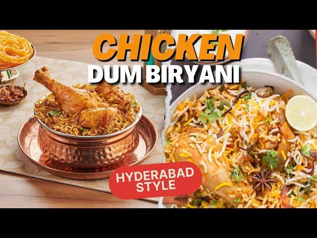 Home made Chicken dum biryani| Hyderabad style chicken dum biryani