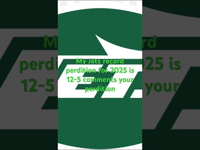 Jets 2025 record prediction