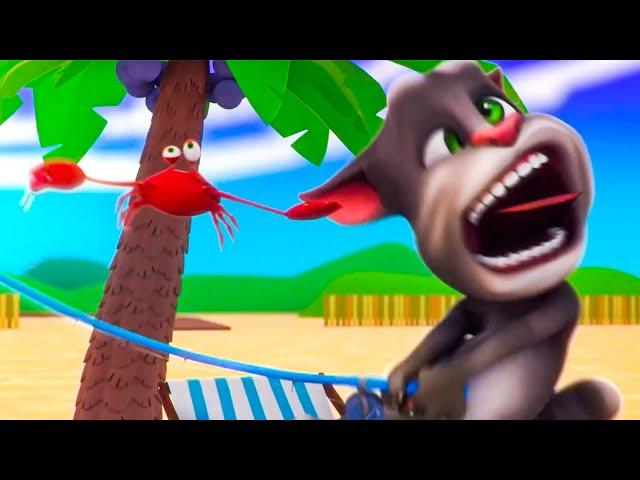 CRAB ATTACK! | Talking Tom Shorts | Cartoons for Kids | WildBrain Kids