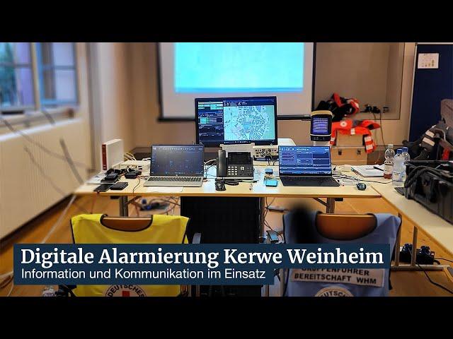 Digitale Einsatzleitung und Alarmierung bei der Kerwe Weinheim | IuK Im Einsatz