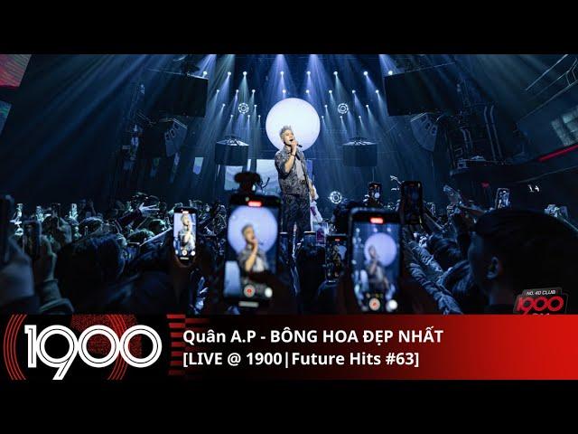 Quân A.P - BÔNG HOA ĐẸP NHẤT [LIVE @1900 | Future Hits #63 | Wednesday 25.12.2024]