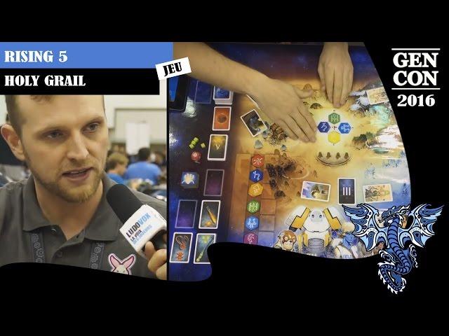 GenCon 2016 - Jeu Rising 5 - Holy Grail Games VOSTFR