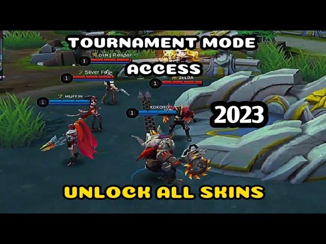 How to Make or Create Tournament Lobby in Mobile Legends 2023 | Tournament Mode Access MLBB 2023