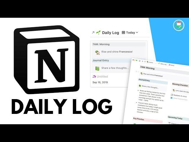 How to Create a Notion Daily Log