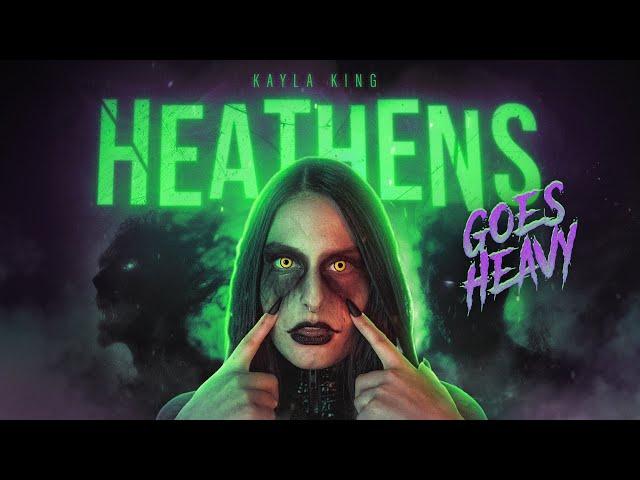 Heathens GOES HEAVY! (@twentyonepilots METAL COVER by KAYLA KING) @dcofficial