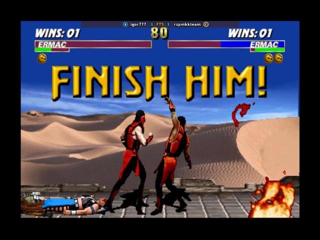 Rage Quit UMk3 Fightcade Player 1 Igor77 Brazil Versus RZPMKKTEAM Player 2 Vzla