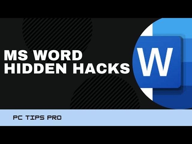 MS Word Hidden Hack You Need to Know