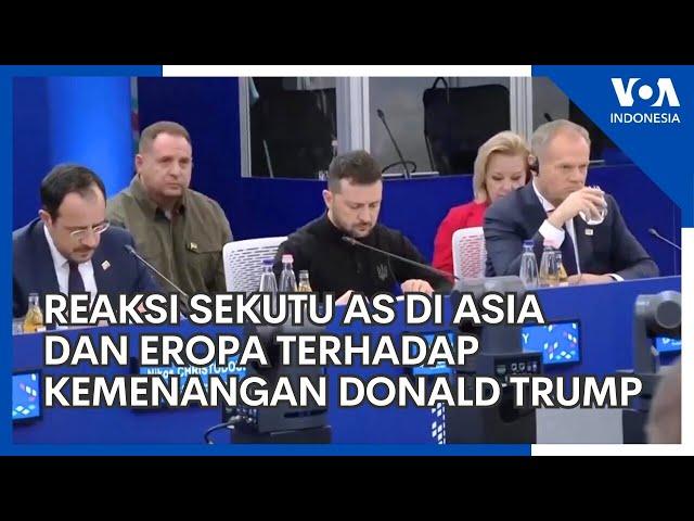 Reaksi Sekutu AS di Asia dan Eropa terhadap Kemenangan Donald Trump