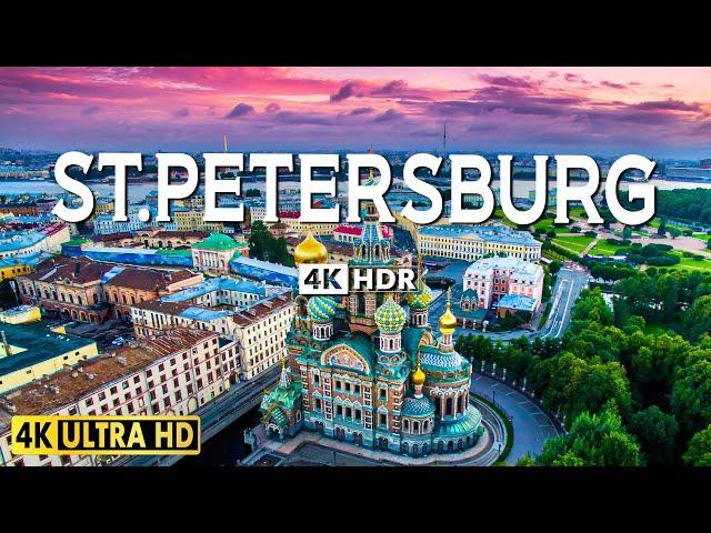 Saint Petersburg 4K Video Ultra HD With Inspiring Music - 60 FPS - 4K Nature Film