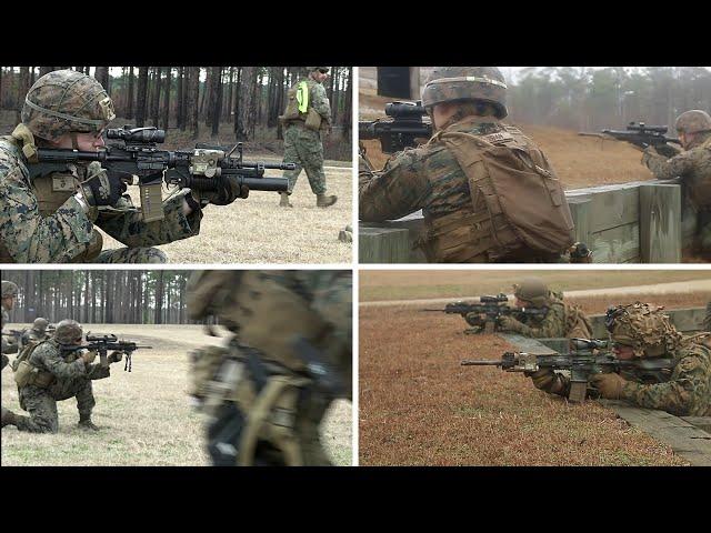 U.S. Marines with 4th MARDIV Rifle Squad Competition 2023.