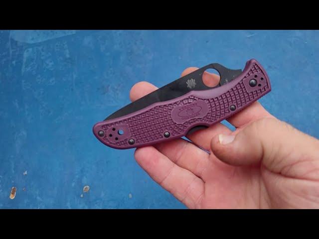 Spyderco Endura PD1 edge retention testing.  How well.did Seki City do on this one?