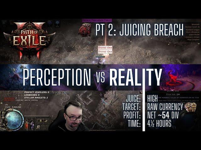 [PoE2] 50 MAPS - Juicing Breaches for Currency - Prep & Results (10-14 div+ per hour)