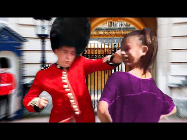 Karen Attacks A Royal Guard, Then.... (TERRIBLE IDEA)