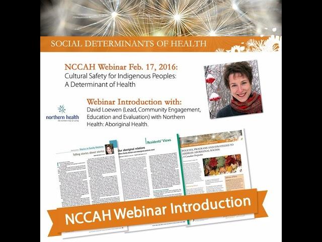 NCCIH Webinar Cultural Safety for Indigenous Peoples Introduction