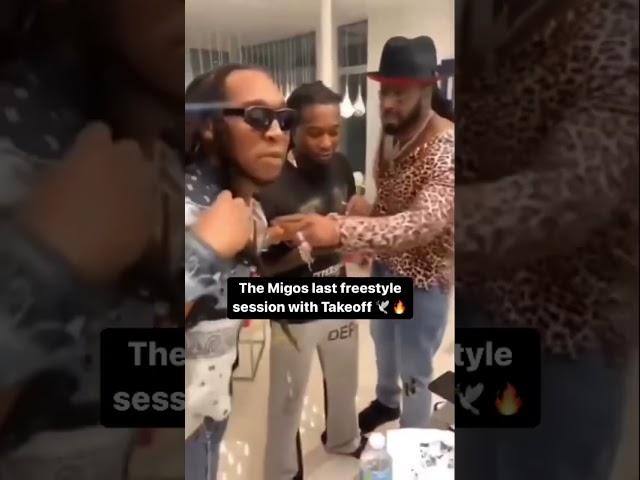 The Migos Last Freestyle Before Takeoff Passed️ #shorts #shorts30