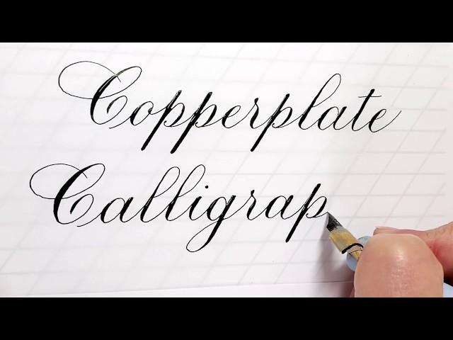 Copperplate Calligraphy (real-time)