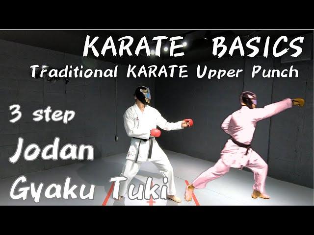Striking a powerful upper karate punch / Lower body strength is important,  not arm strength