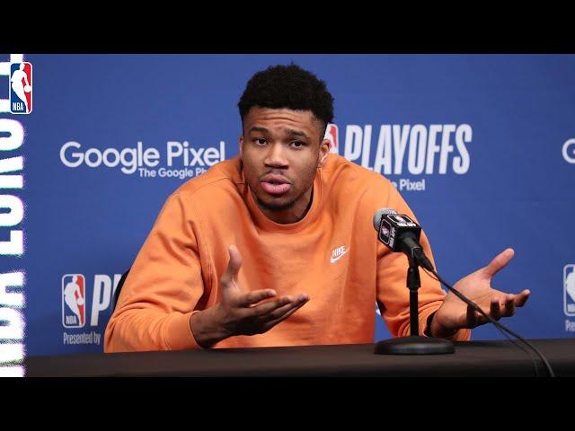 "THERE IS NO FAILURE IN SPORTS"  Giannis Antetokounmpo delivers INSPIRING MESSAGE after Bucks exit!