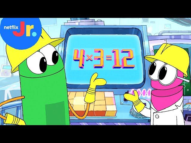 Learn Multiplication!  Full Episode | Storybots: Answer Time | Netflix Jr