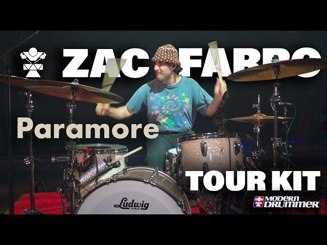 Zac Farro - Paramore - Tour Kit Rundown