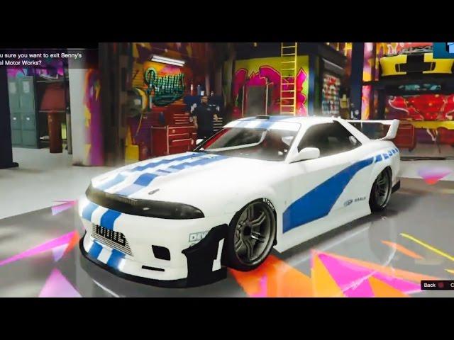 GTA Import Export: Nissan Skyline GTR R32/R33 (Elegy) Benny's Mod Shop - Bern_92