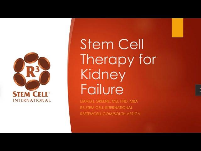 Stem Cell Therapy for Kidney Failure in South Africa