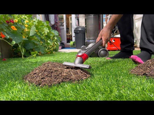 Mess test & torture tests on my new lawn! FT Dyson DC33 Animal vacuum cleaner