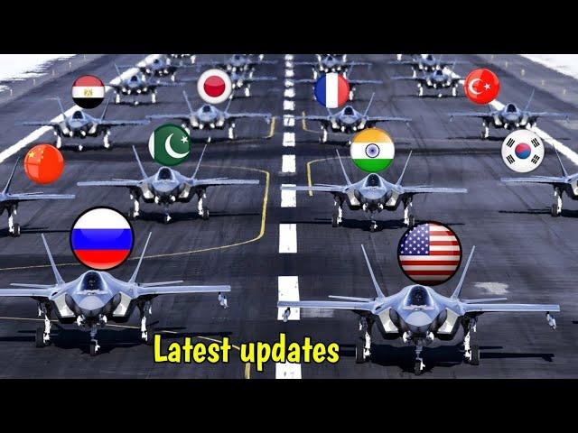 Top 10 Most Powerful Air Force 2024 |  Power ful Aircrafts | World Military Power