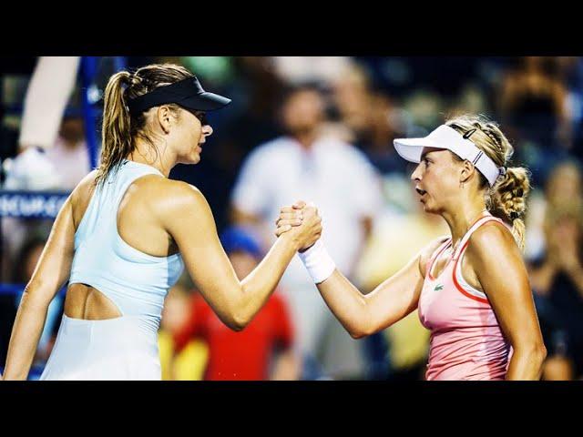 Sharapova vs Kontaveit ● 2019 Toronto (R1) Highlights