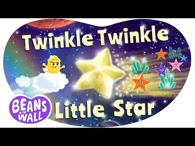 Twinkle Twinkle Little Star | Kids Songs | Beans in the Wall