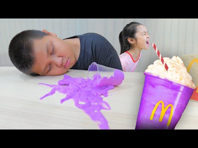 กินน้ำปั่นสีม่วง Grimace Shake | บริ้งค์ไบรท์