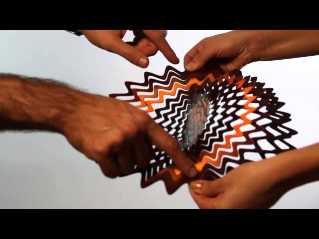 How to unfold the wind spinner