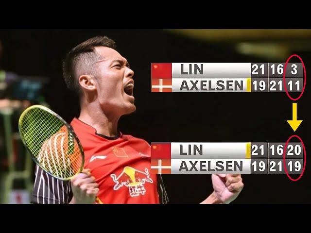 Lin Dan's UNBELIEVABLE COMEBACK against Viktor Axelsen