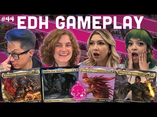 Crim & Ashlen Rose’s scary decks! | Gonti | Umbris | Ur Dragon | Aragorn | MTG EDH Gameplay