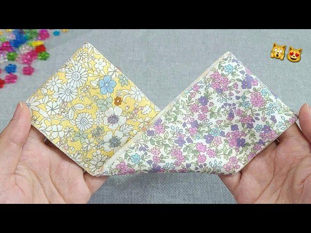 Turn a leftover fabric into a Spectacular Gift in 10 Minutes! Brilliant recycle idea - Tips & trick