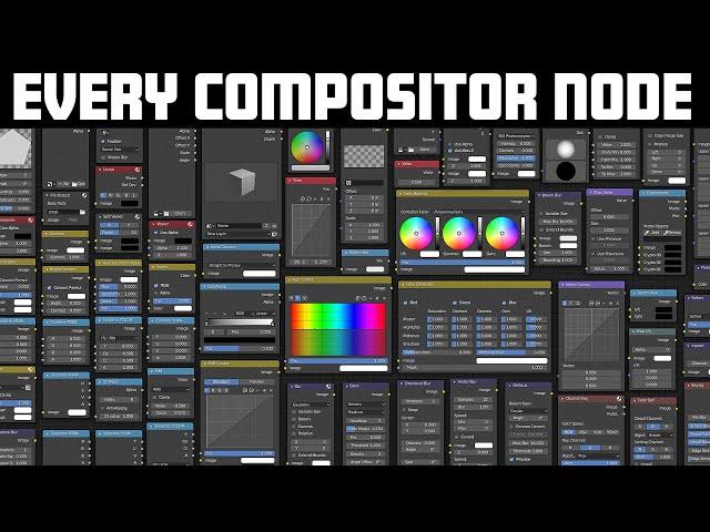 Every Compositor Node in Blender 2.83 Explained in One Video