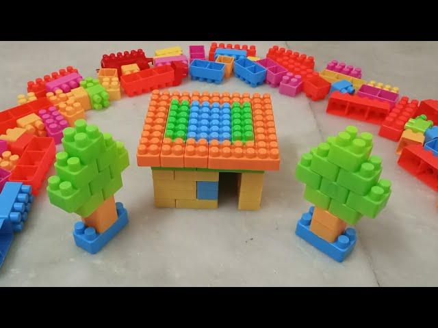 Satisfying DIY/HOUSE ASMR/ building blocks block game lego relaxing  #asmr#asmrsounds#buildingblocks