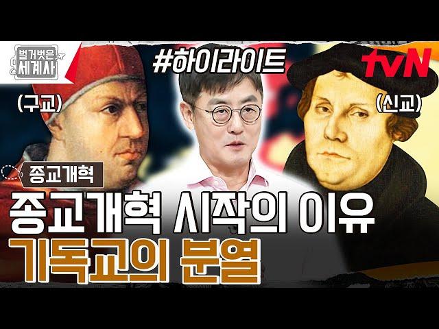 로마 가톨릭교부터 다양한 개신교에 이르기까지! 종교개혁이 일어나게 된 이유 #highlight #벌거벗은세계사 EP.123