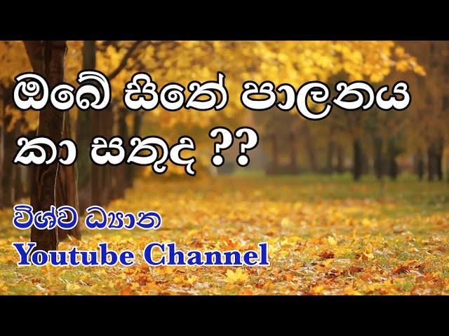 BE THE MASTER OF YOUR MIND - Part 1 | ඔබේ සිතේ පාලනය ඇත්තටම ඔබ සතුද ?? පළවෙනි කොටස | Vishwa Dhyana