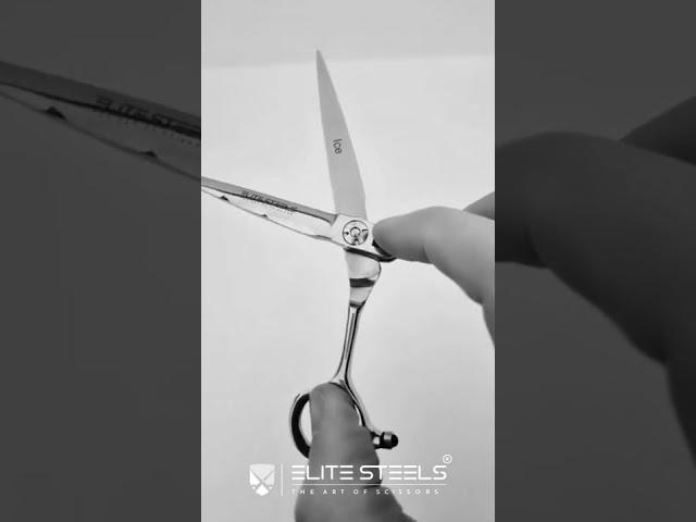 'ICE' by Elite Steels VG-10 masterpiece www.theartofscissors.com #barber #scissors #hairdressing