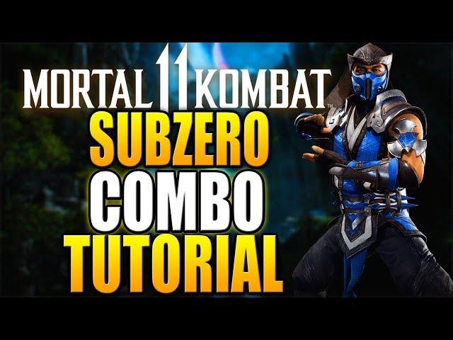 Mortal Kombat 11 Subzero Combos - Mortal Kombat 11 Subzero Combo Tutorial Daryus P