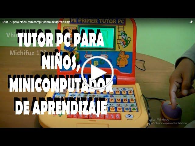 Tutor PC para niños, minicomputadora de aprendizaje