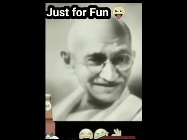 ##Wow Gandhi ji is singing ##just for fun##piyush tricks expert ##