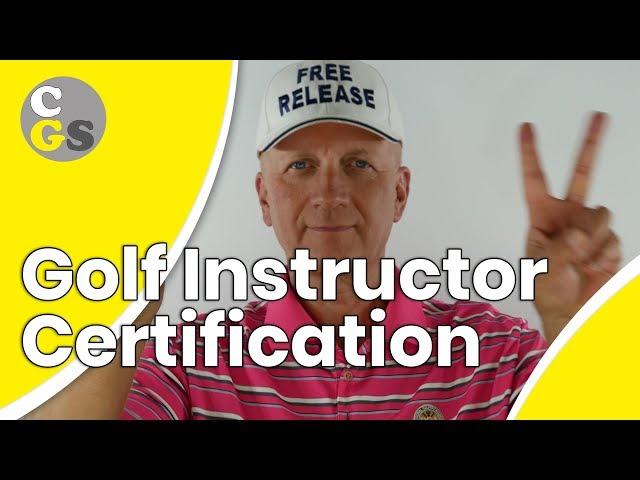 Golf Instructor Certification | CONSISTENCY GOLF SWING