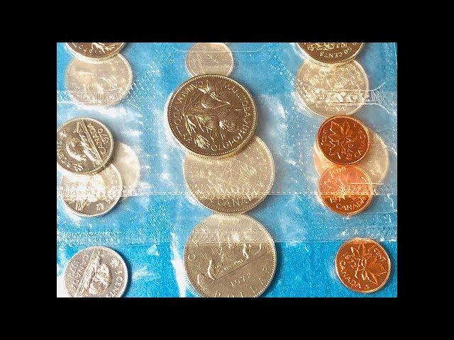 1970,1971,1972 Canada Coins