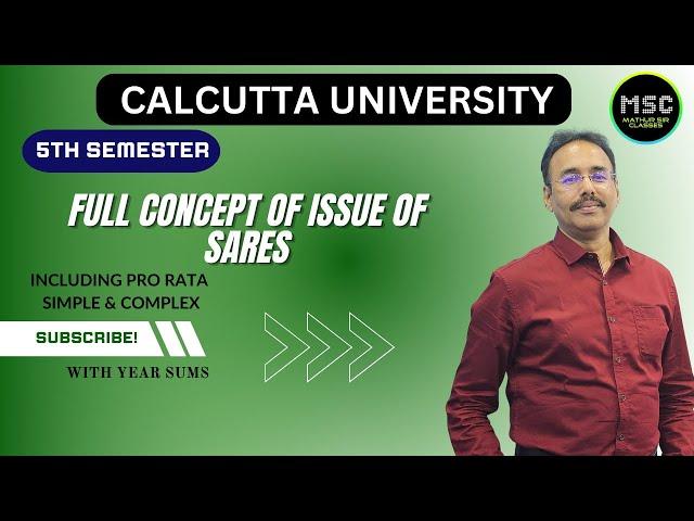 Full Concept of Issue of Shares  Pro rata Issue  Simple & Complex Pro rata #mathursir