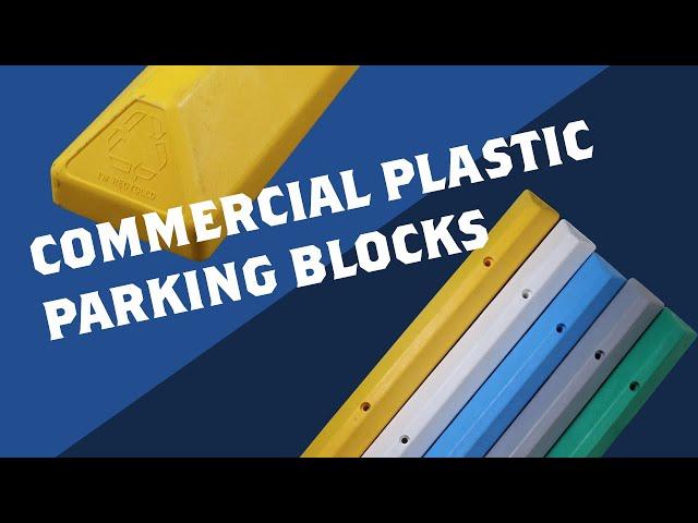 Commercial Plastic Parking Blocks - Traffic Safety Store