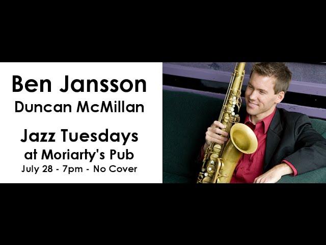 Jazz Tuesdays with Ben Jansson, Duncan McMillan, and Jeff Shoup