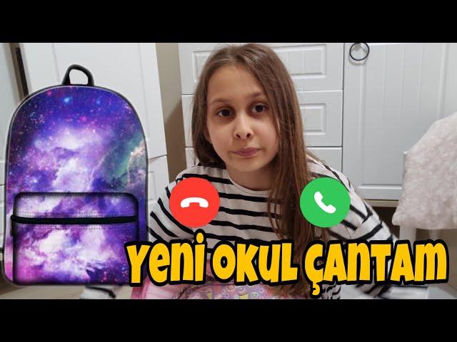 YENİ OKUL ÇANTAM GELDİ ! VLOG #rüyasedalı