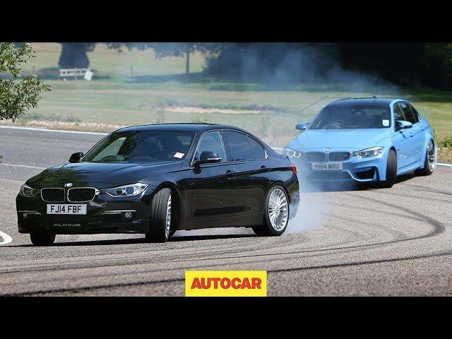 Petrol BMW M3 vs diesel Alpina D3 - fast saloon showdown